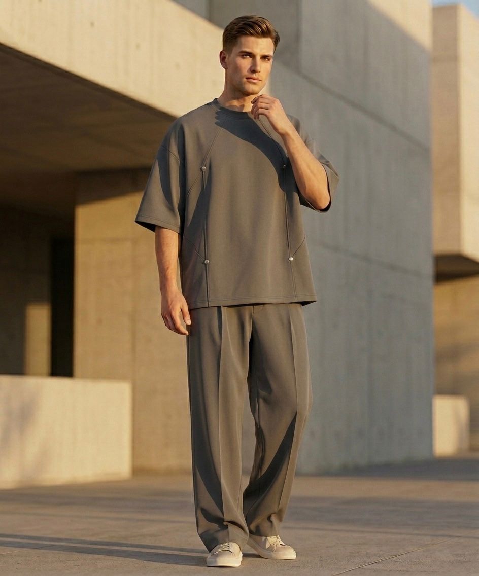 Baggy shirt & Korean pant trouser