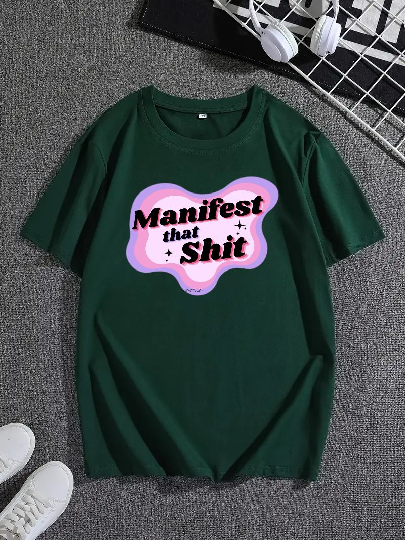 Manifest Bold Tee – Graphic Print