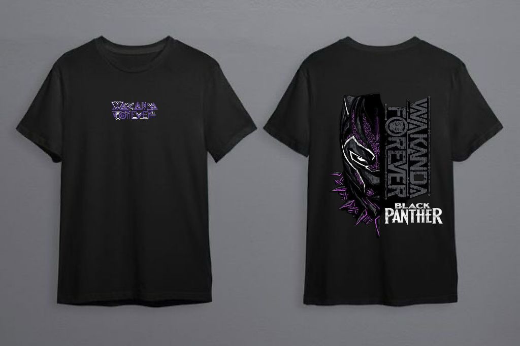 Black Panther Tribute Poster T Shirt