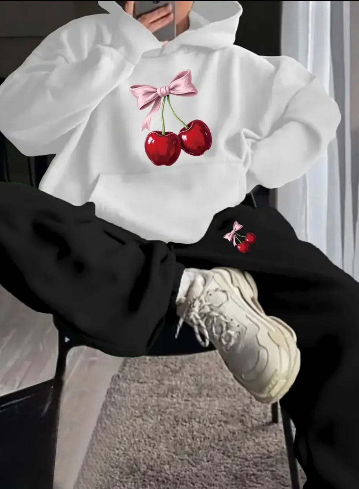 cherry hoodie